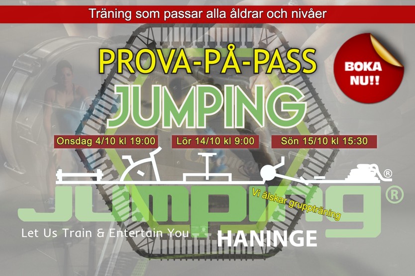 Jumping Haninge PROVA PÅ 4, 14, 15 oktober