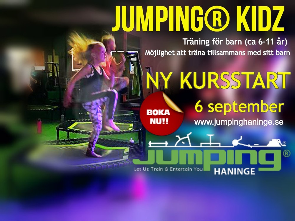 Jumping Kidz 2022 kursstart 8 sept