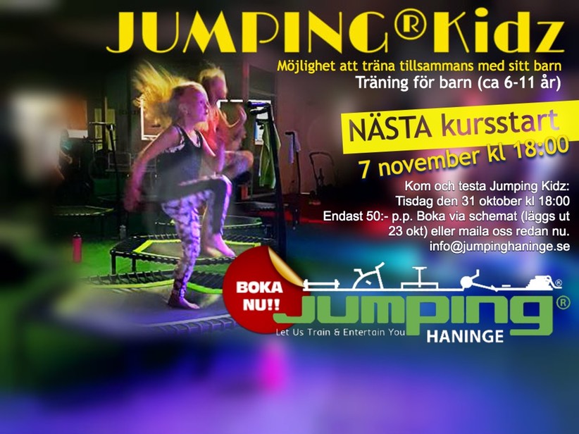 Jumping Kidz 7 nov 2023 prova på 31 okt