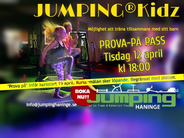 Jumping Kidz PROVA PÅ 12 april 2022